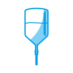 blood bag icon over white background vector illustration