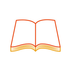 text book school icon vector illustration design