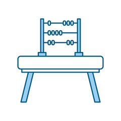 math abacus isolated icon vector illustration design