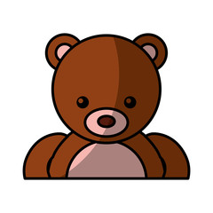 Obraz premium cute bear teddy icon vector illustration design