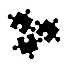 puzzle pieces isolated icon vector illustration design