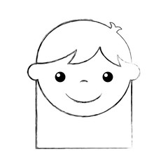 Obraz na płótnie Canvas cute girl character icon vector illustration design