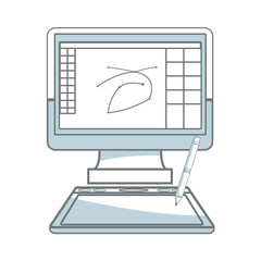 computer graphic design pencil digital for web
