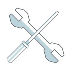 screwdriver and spanner tool support repair