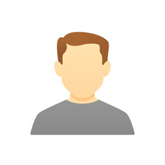 Male user avatar icon