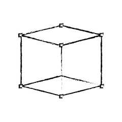 cube 3d graph design element