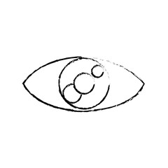 eye look vision optic cartoon icon