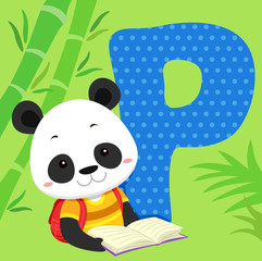 Alphabet Tile Panda Read