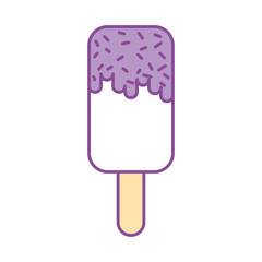 Delicious frozen palette icon vector illustration design