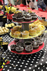 dessert stand