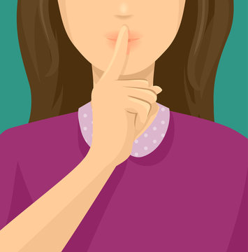 silence sign clipart