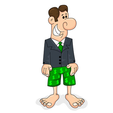 Businessman Without Pants