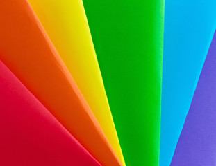 symbol of LGBT. Rainbow Flag