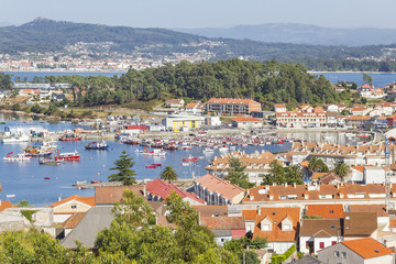 Aerial view of Xufre fishing harbor