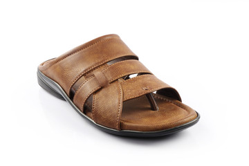 Indian Made Footwear Isolated on White