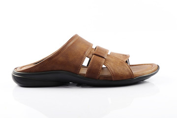 Indian Made Footwear Isolated on White