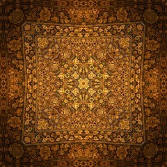 Gold Pattern abstract textures for Background,kaleidoscope  Photo technique