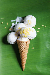 coconut ice cream