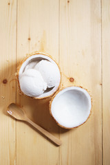 coconut ice cream