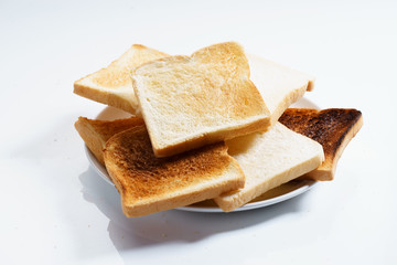 sliced white bread