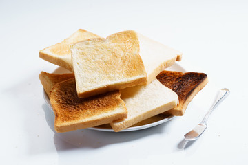 sliced white bread