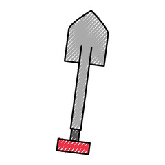 shovel tool isolated icon shovel tool isolated icon vector illustration design