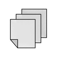 Sheets paper information icon vector illustration design graphic