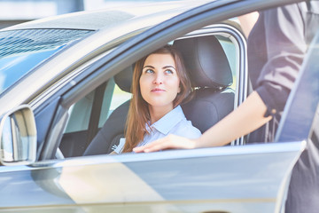 Girls in the car