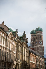 Obraz premium Frauenkirche, Innenstadt von München