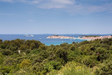 Fototapeta na wymiar View of Primosten, Croatia