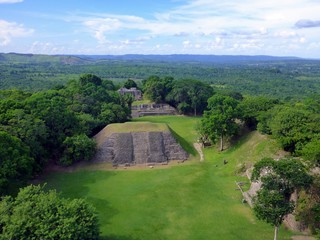 Maya ruins Cahal Pech San Ignacio Belize