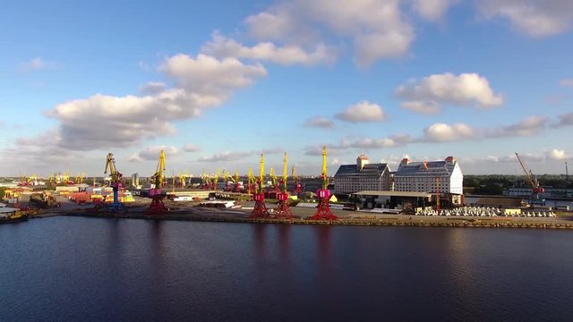 Port of Kaliningrad, top view