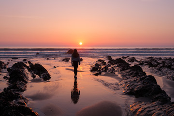 Enjoying the sunset