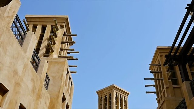 Exterior view of the Souk Madinat Dubai, United Arab Emirates