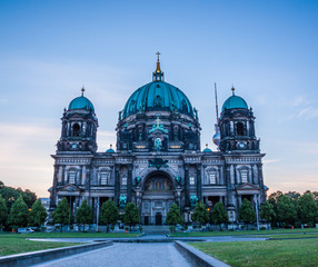 Berlin Cathedral (Berliner Dom) at sunrise, Germany. 