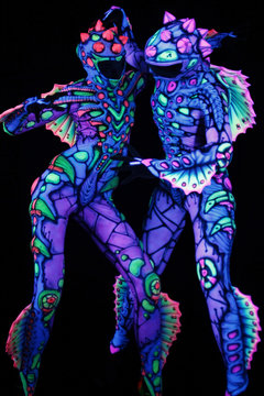 Beautiful alien creatures 