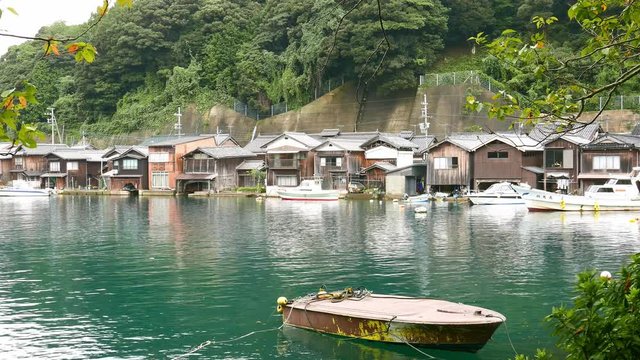 Kyoto, Japan, November 2016 - :Water House of the Ine-Cho in Kyoto