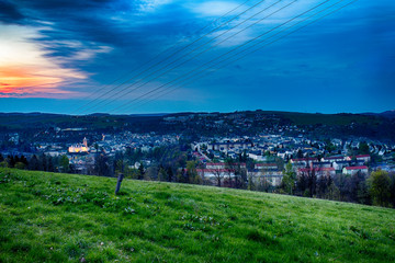 Fototapeta premium Zschopau mit Schloss Wildeck 2