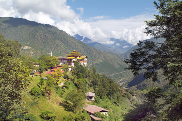 Fototapeta na wymiar Bhutan, Trashigang, 