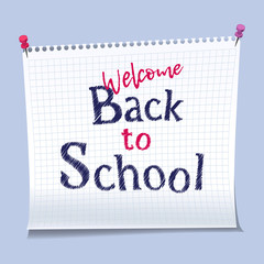 Back to school banner design