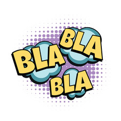 bla comic word