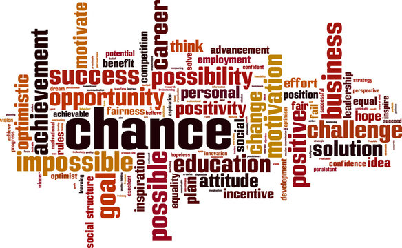 Chance word cloud