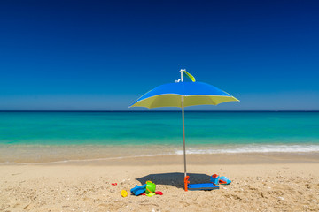 Pefkoulia beach on Lefkas island