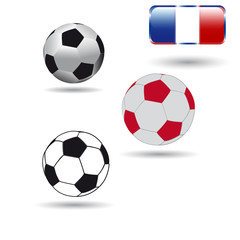 Footballs emblem of France