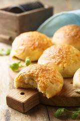 Homemade cheese bread