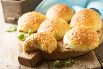 Homemade cheese bread