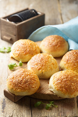 Homemade cheese bread