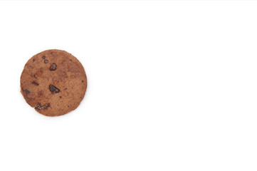 Cookies Over White Background