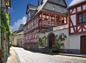 Schlo&szlig;stra&szlig;e in Braubach, Hessen