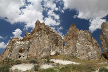 Rock Formations in  Cappadocia